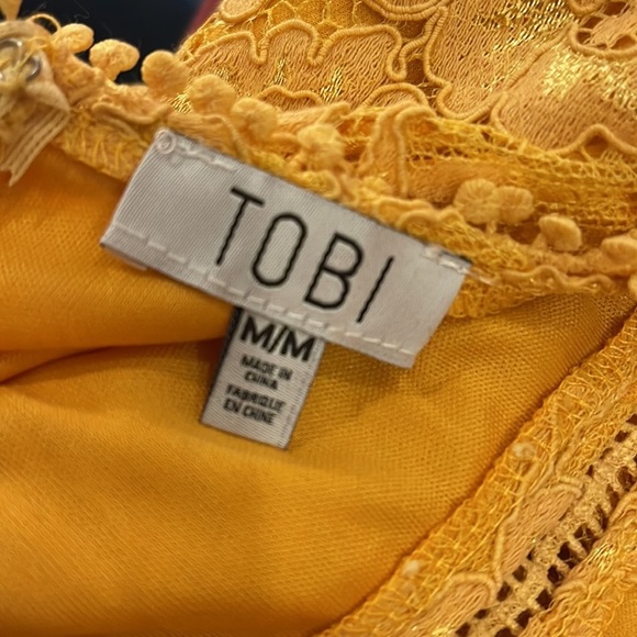 Tobi VICTORIA YELLOW LACE DRESS - Picture 4 of 11